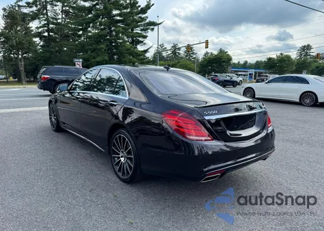 2016 Mercedes-Benz S 550 4Matic z USA, uszkodzony, nr VIN WDDUG8FB0GA233424